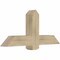 Ekena Millwork Eugene Rough Sawn Timber Gable Bracket, Douglas Fir, 48"W x 22"H x 6"D x 6"F, 11/12 Pitch GBW048X22X0606EUG00RDF - alternate 3